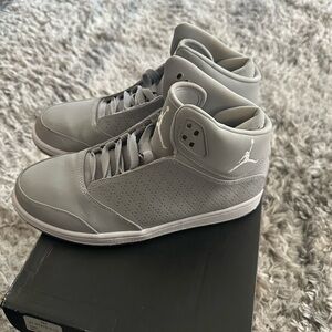 Air Jordan Gray High-Top Sneakers
